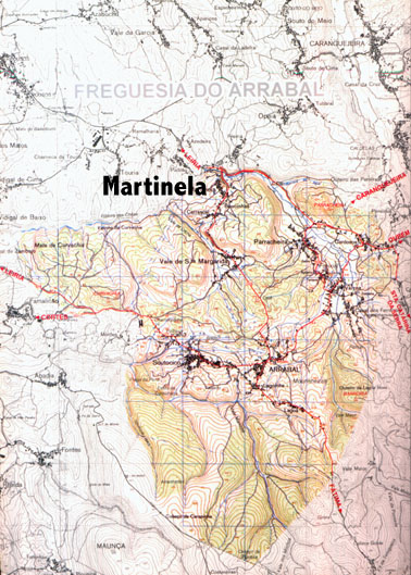 Localização da Martinela